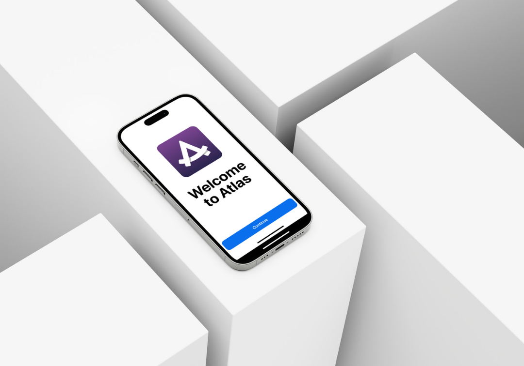 Atlas Mobile Welcome Screen