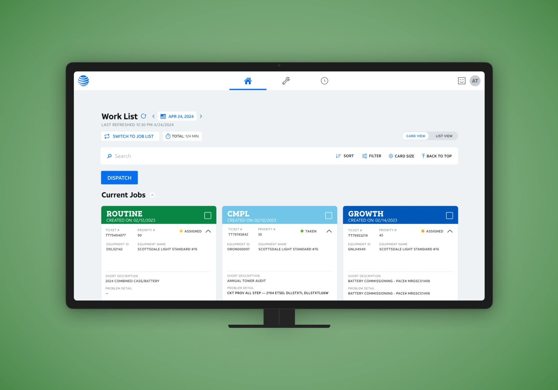 Atlas Worklist Cardview